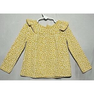 Carter's Sunny Yellow Ruffled Blouse 4T